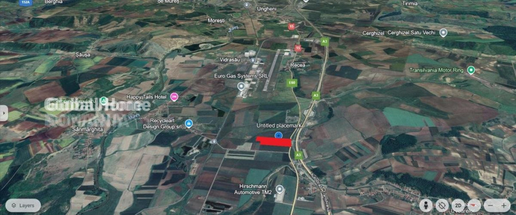 Teren 25000 MP | TG. MURES-SANPAUL | INTRAVILAN | 98 m acces
