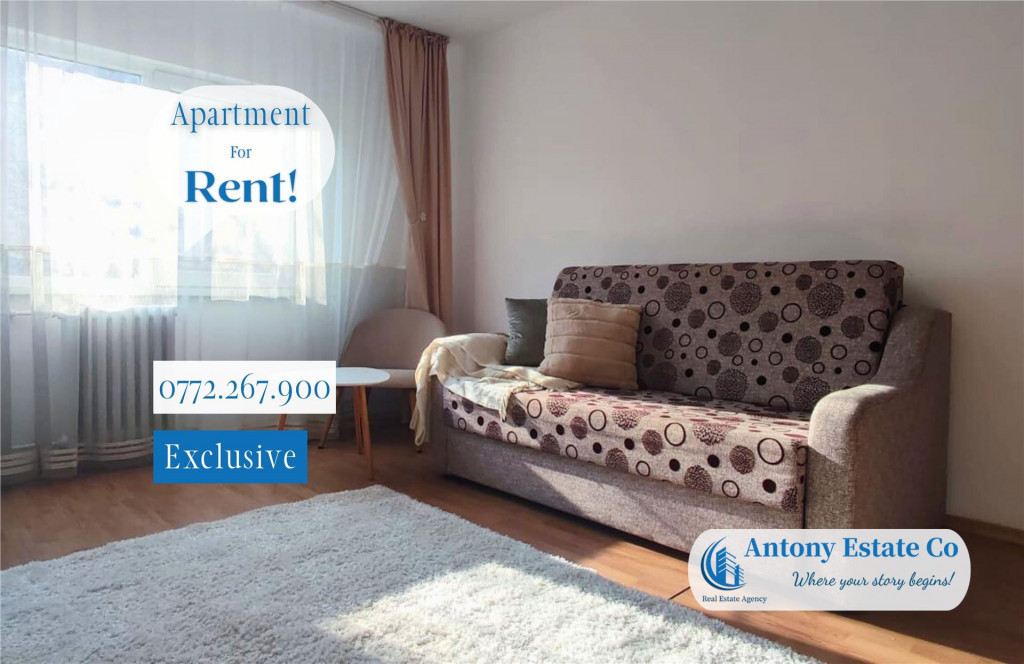 Apartament de inchiriat, 1 Camera ,Decebal, Oradea