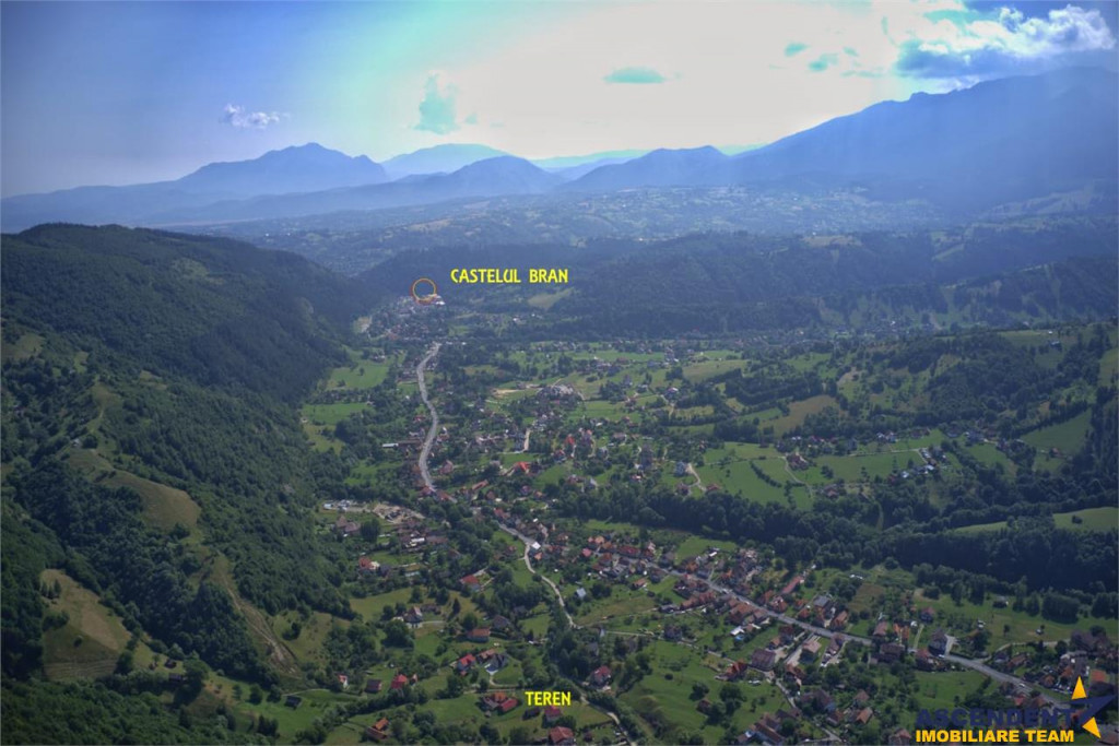 5.000 mp, 2 loturi, aria Castelul Bran, Brasov