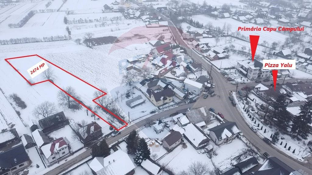 Teren Capu Campului 2,474mp INTRAVILAN/ Central