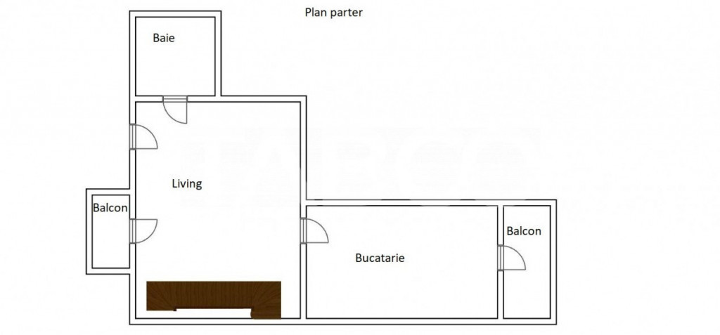 Apartament de vanzare 98 mpu 3 camere 3 bai 5 balcoane loc p