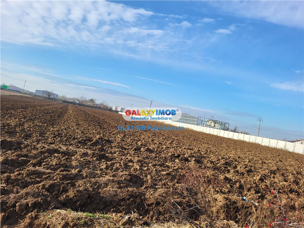 Teren Moara Vlasiei 18000 mp cu utilitati zona mixta acces r