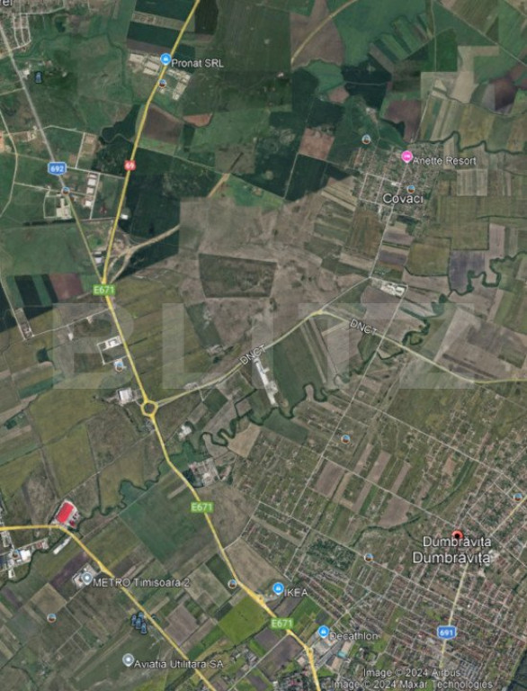 Teren extravilan arabil, centura Dumbravita, 11600 mp