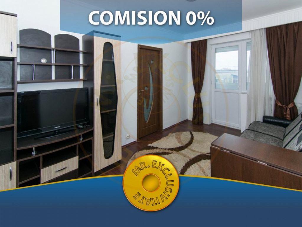 Apartament de inchiriat 2 camere zona Lidl Exercitiu. 0% Com