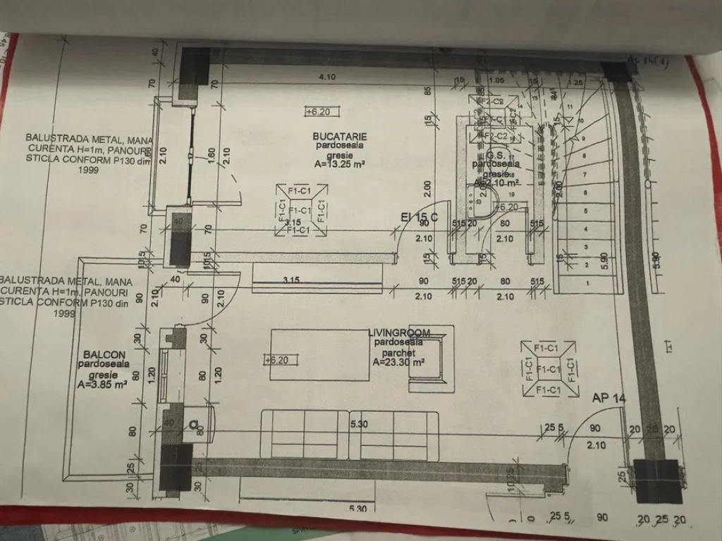 Apartament de vanzare, cu 3 camere, 76 mp, pe 2 niveluri, zo