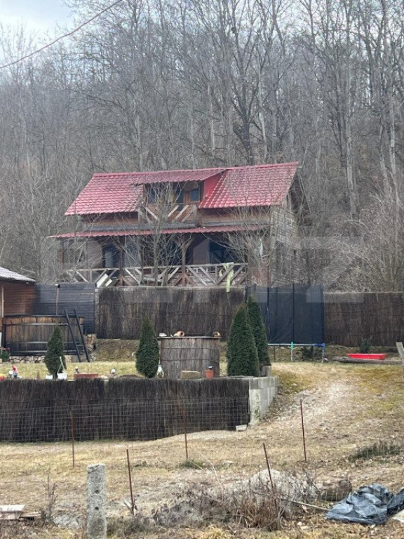 Cabana cu 4 camere,110 mp utili,1000 mp teren,Poiana Aiudulu