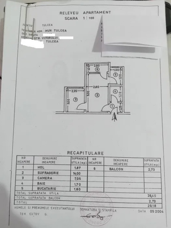 Garsoniera tip apartament 2 camere DALLAS