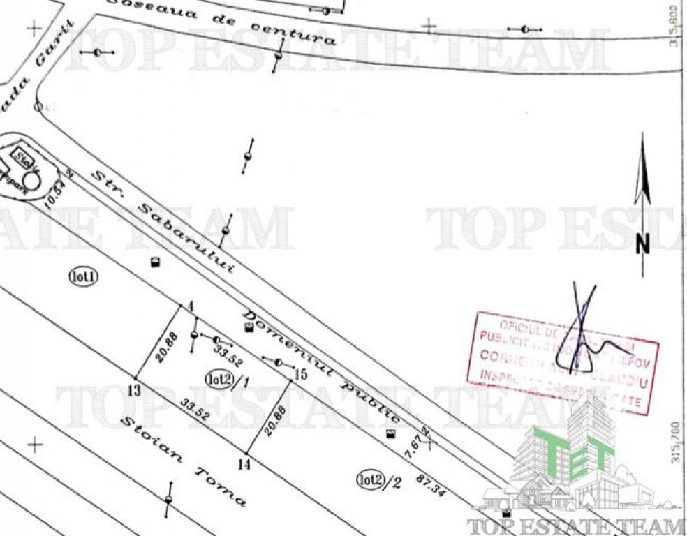 Teren 1824 mp Jilava - Deschidere 70 m, ideal investitie