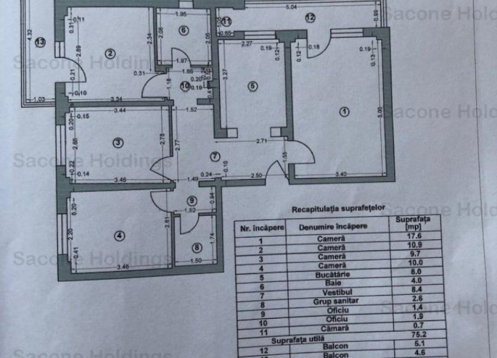 Apartament de 4 camere 1986-Rahova