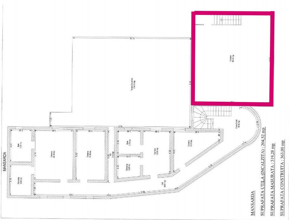 Spatiu ideal pentru activitatile care necesita o incapere...