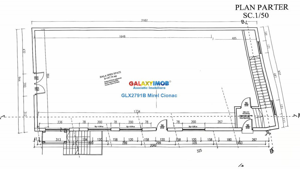 Hala Productie/Depozitare de Inchiriat | 150 mp | Sector 3