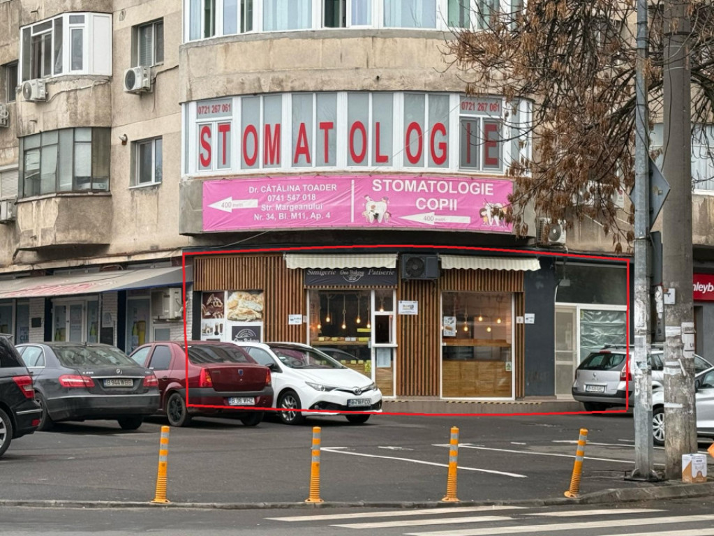 Spatiu comercial stradal, cu VAD, in Margeanului colt cu Buz
