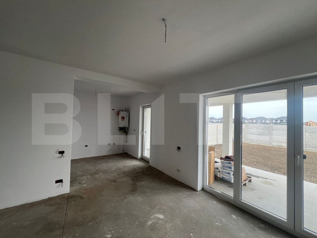 Duplex 5 camere, despartit prin garaj, 152 mp, Dumbravita