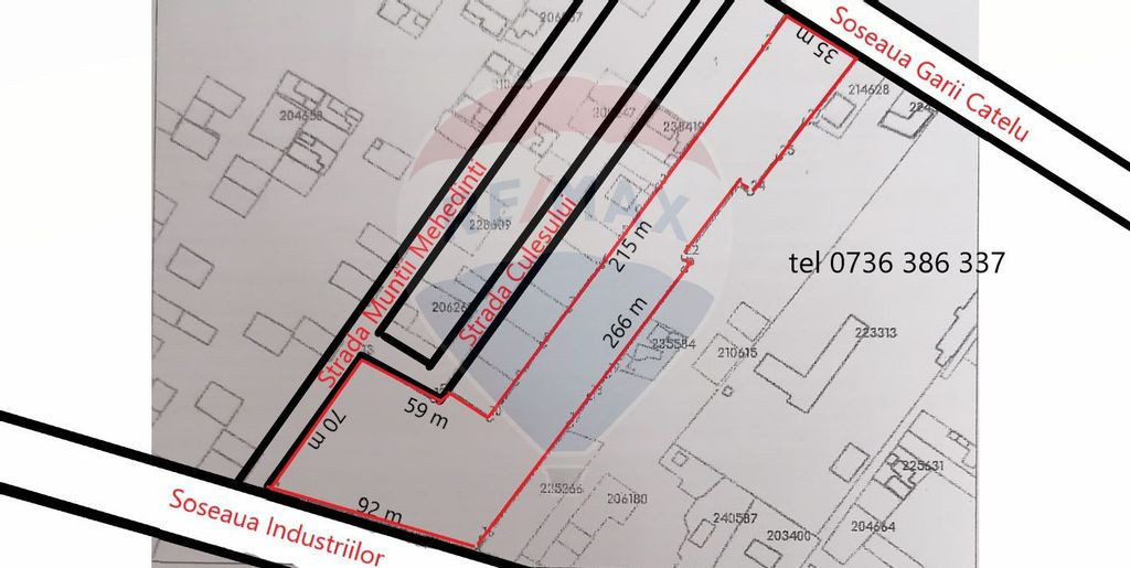 Teren intravilan constructii, 11923mp, Soseaua Garii Catelu