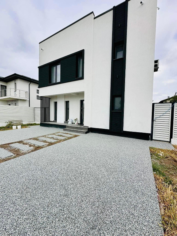 Vila individuală || Teren 456 mp || Stil mediteranean ||