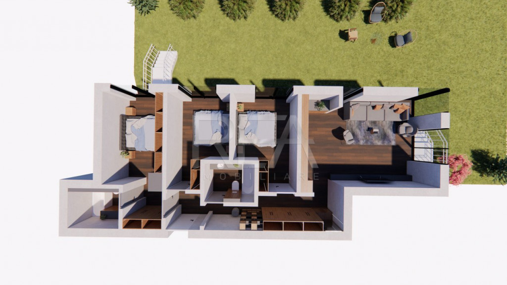 4 camere cu curte 237 mp Ultracentral - Tepeș Vodă 152