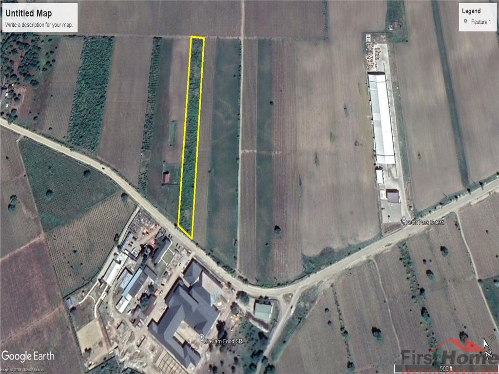 Teren intravilan extravilan total 7.372 mp de in Cotesti