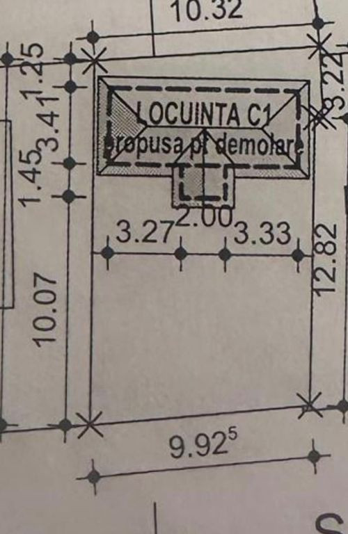 Casa demolabila teren 160 mp