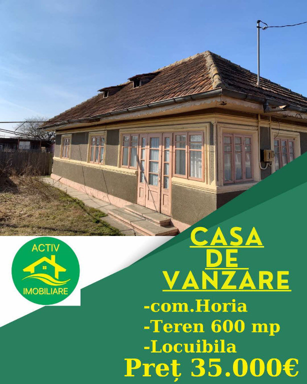 Casa de vanzare,comuna Horia