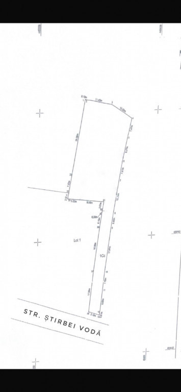 Teren lângă intrarea în parcul Zăvoi Știrbei Vodă