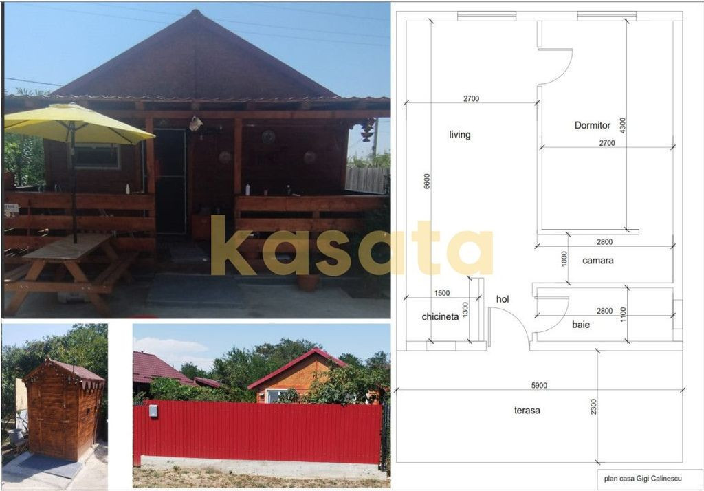 Casa individuala de lemn I Calarasi I Dor Marunt I teren ...