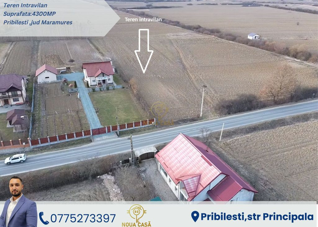 Teren intravilan de vanzare la 19km fata de Baia Mare-Pri...