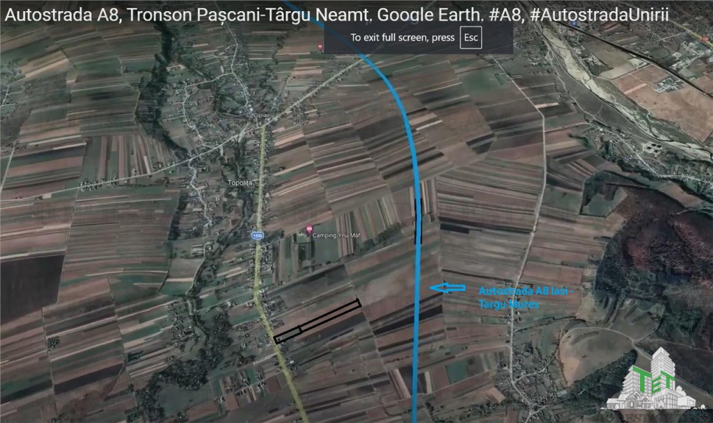 Teren intravilan 21500 pm Topolita