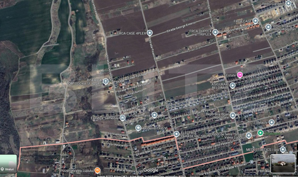 Teren 600 mp intravilan, zona Valea Lupului