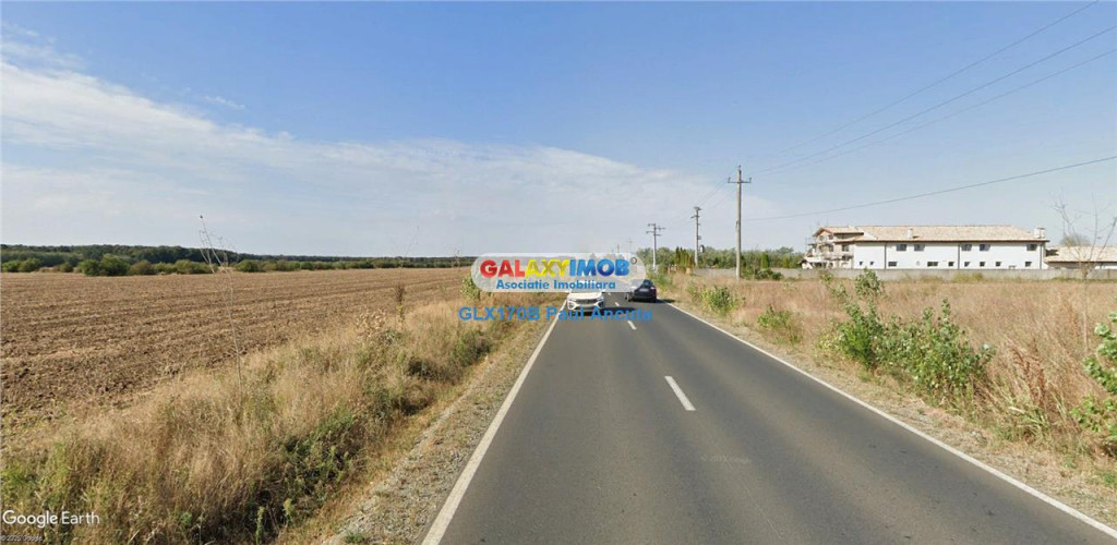 Teren 14000 mp la Dj Moara Vlasiei Gradistea latura Padure