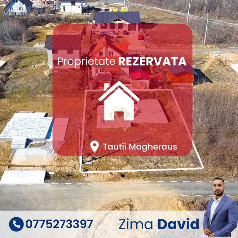 Teren cu fundatie si proiect Tautii Magheraus-REZERVAT