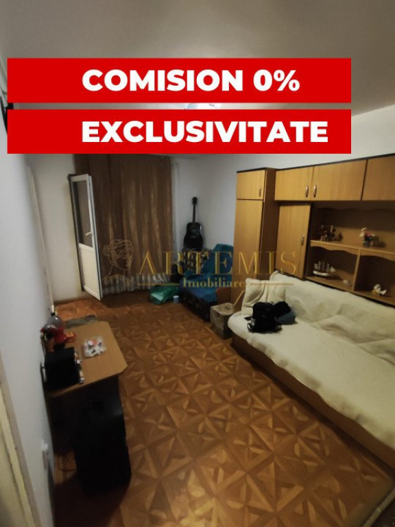 Garsoniera la etajul 2, mobilată, 26.35 mp., zona Materna