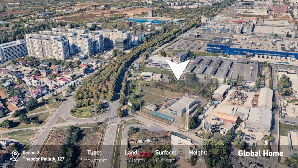 Theodor Pallady 127 | Showroom - Hala 875MP - Teren 4750MP -