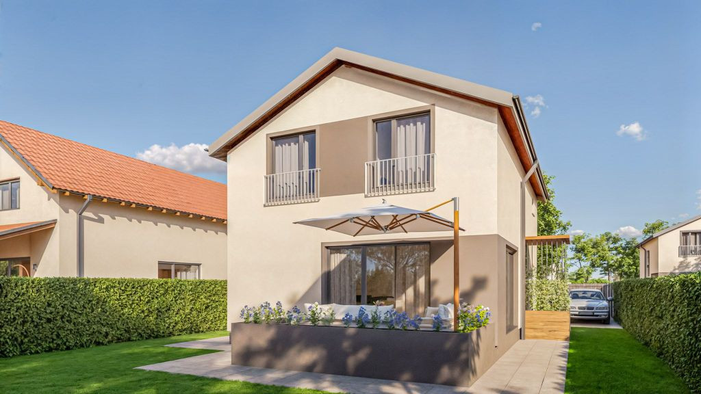 Case individuale în Sânpetru, cu teren 400 mp și toate...