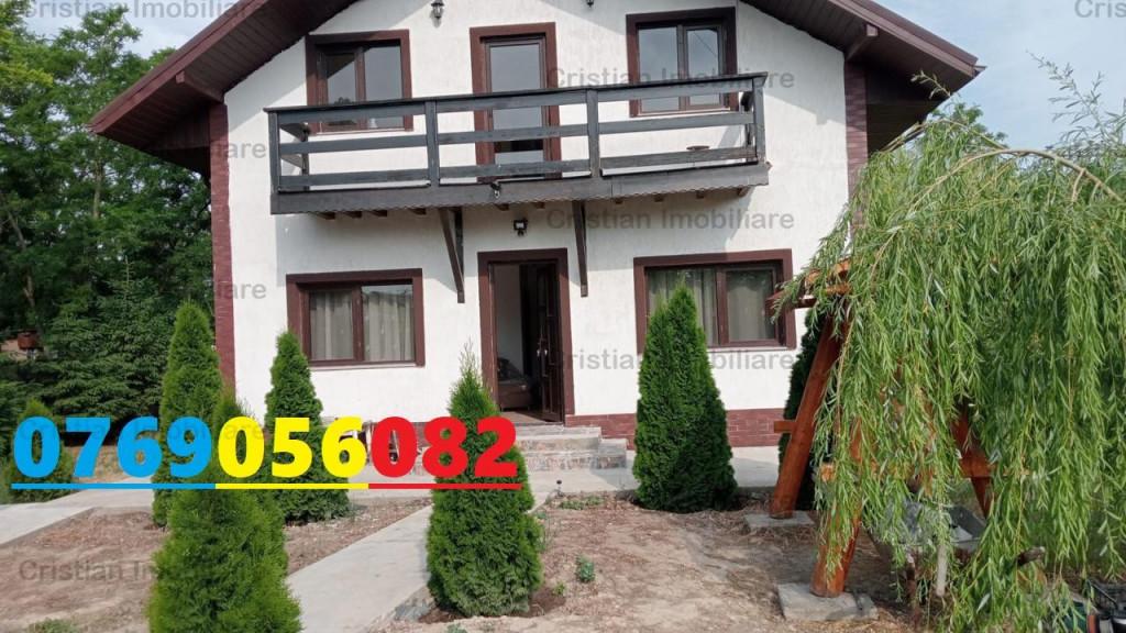 Vila P M, teren 1222 mp, TOTUL NOU, la 18 Km de Braila