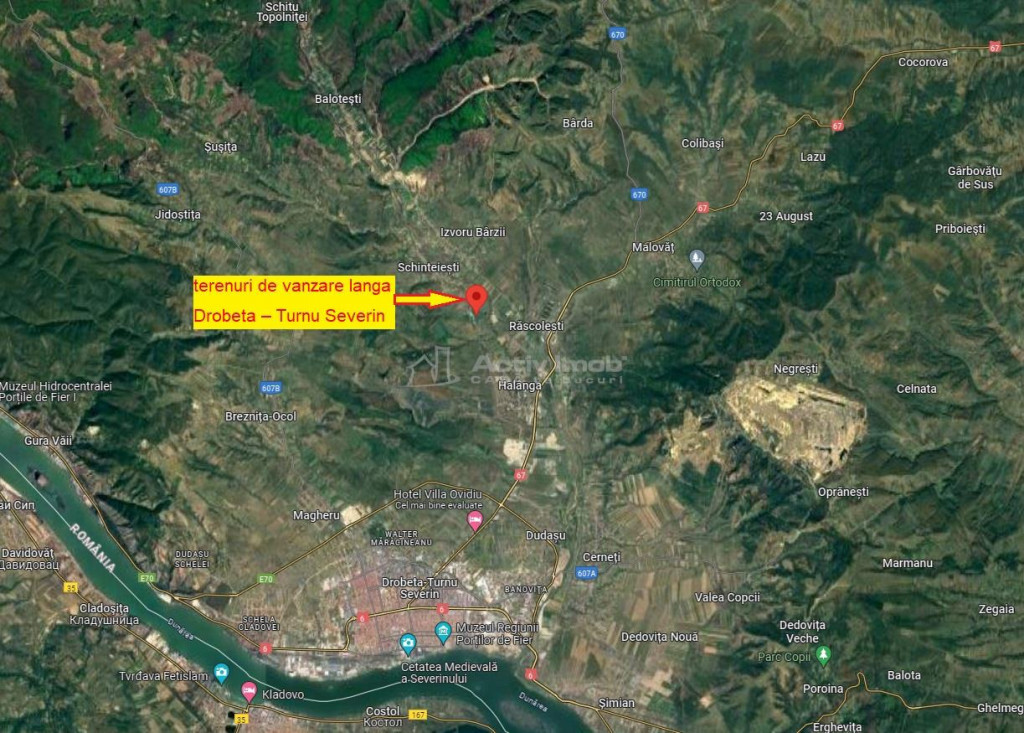 Langa Drobeta-Turnu Severin, pretabil parc fotovoltaic, ferm