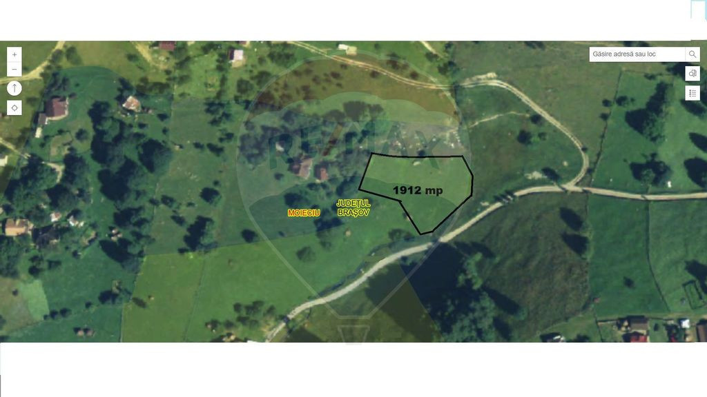 Teren de vânzare 1,912 mp Măgura - Comision 0%