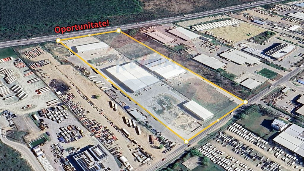 Hala de Vanzare | 9000mp | 4ha Teren | 450KW | Acces A1 |...