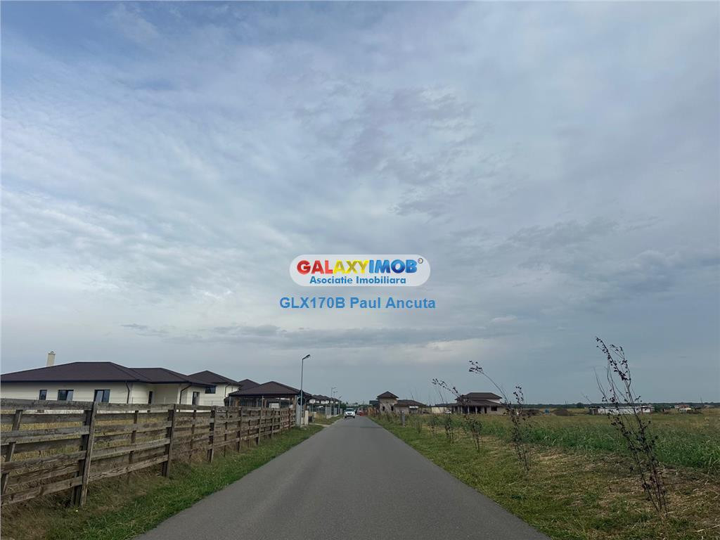 Teren Balotesti 10300 mp acces la 2 strazi cu toate utilita
