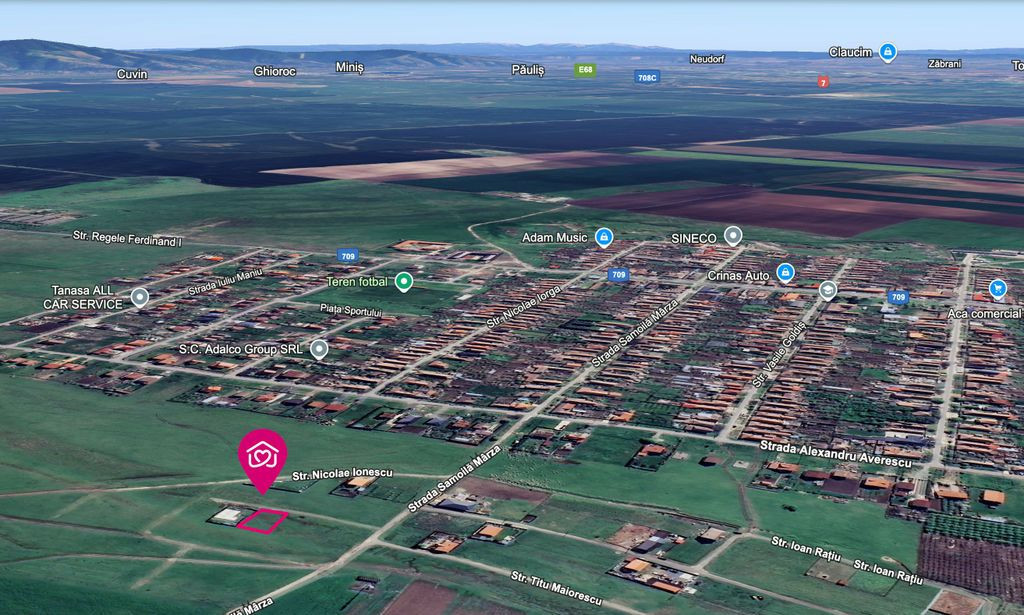 Teren pentru construcție casă în Horia, Arad (liniște...