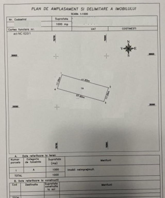 Teren Costinesti, vis-a-vis Epava