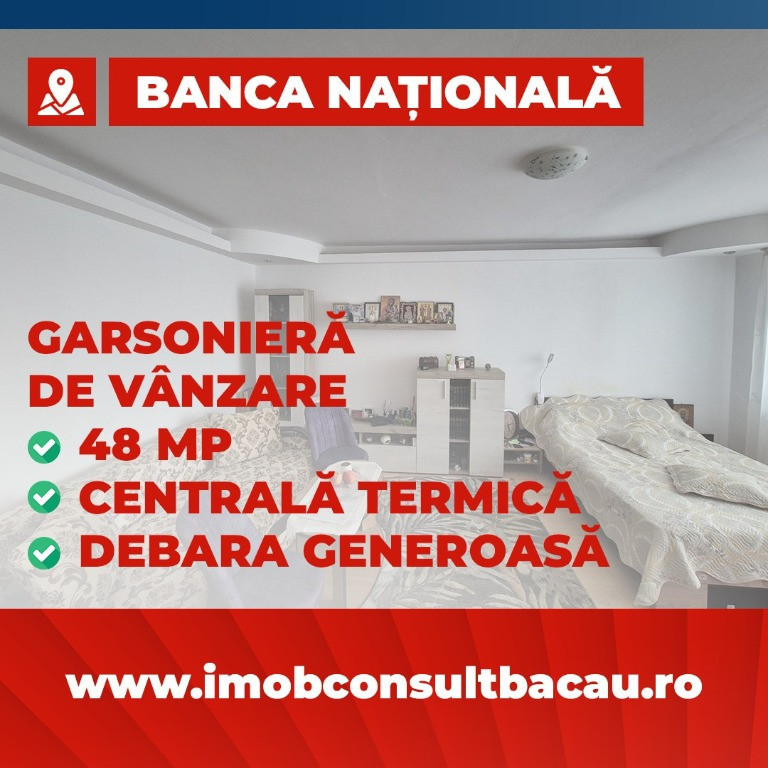 Locatie exelenta! Garsoniera in zona Banca Nationala! CE1082