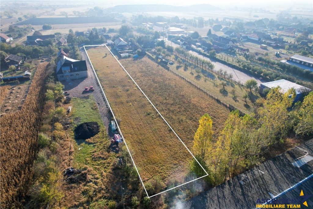 Teren intravilan, pe 3.800 mp, cu vedere frumoasa, in local