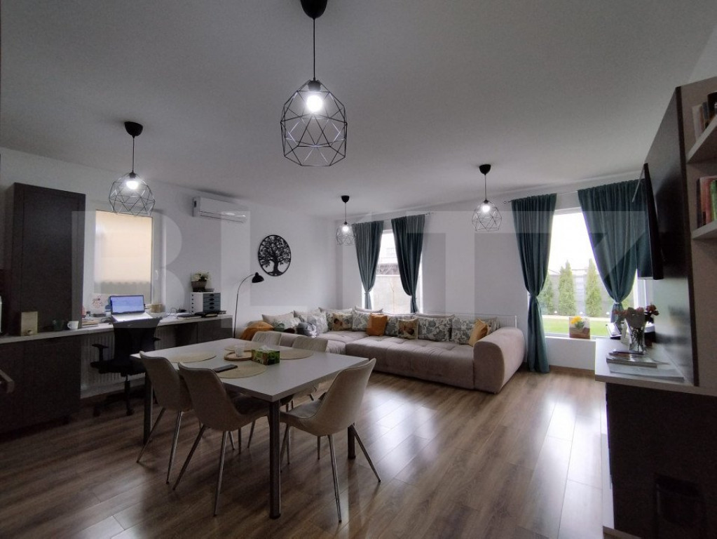 Duplex parter, 4 camere, complet mobilat si utilat, gradina