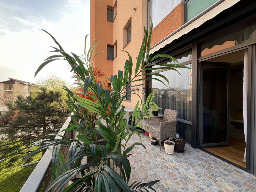 Garsoniera spatioasa de inchiriat– Terra Residence. Terasa