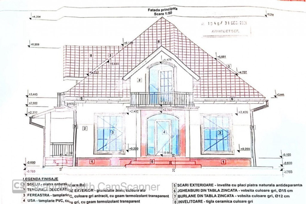 Teren si proiect casa, 7,5 ari, zona Aerodrom Unirea