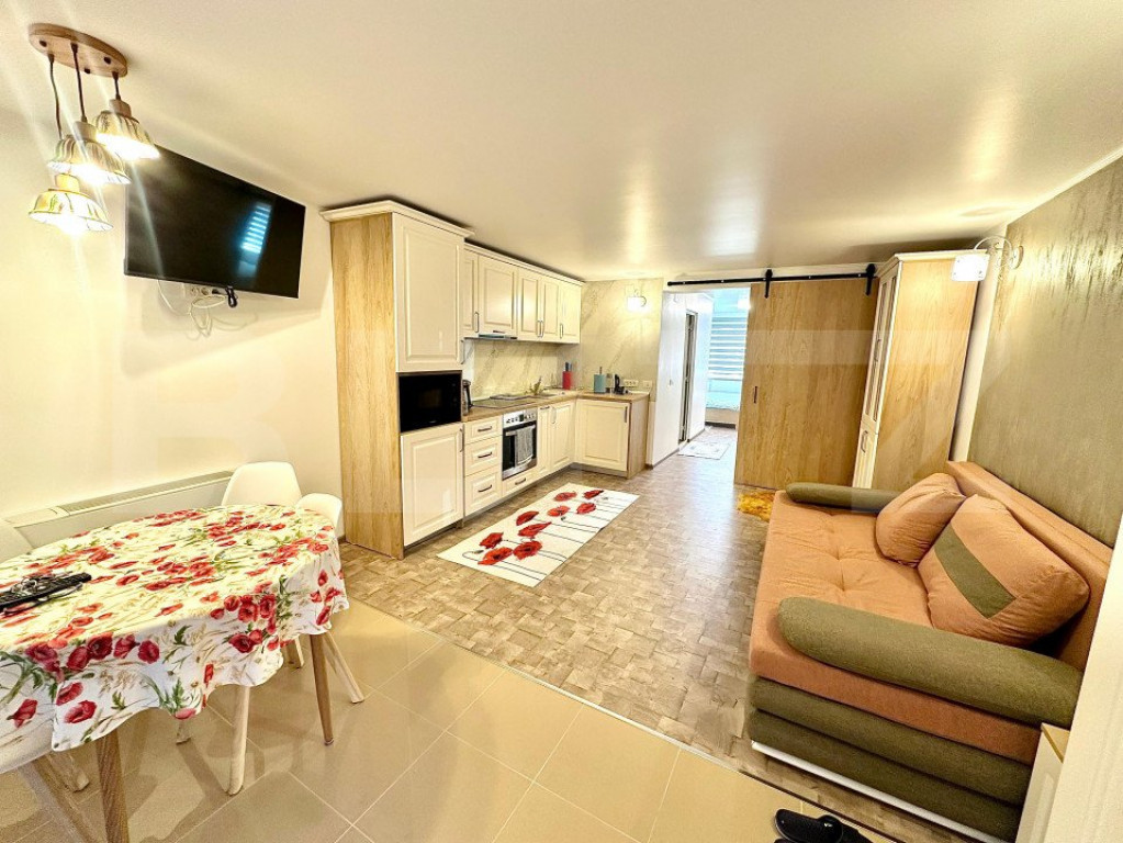 Apartament cu 1 camera, 42 mp, parter, mobilat si utilat, zo