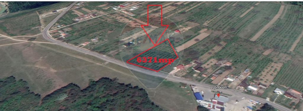 Teren 6371mp intravilan in Tichiris vis-a-vis de Peco