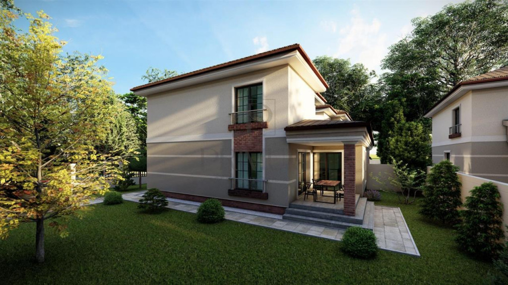 Duplex despartit prin garaj - bucatarie inchisa - dormitor l