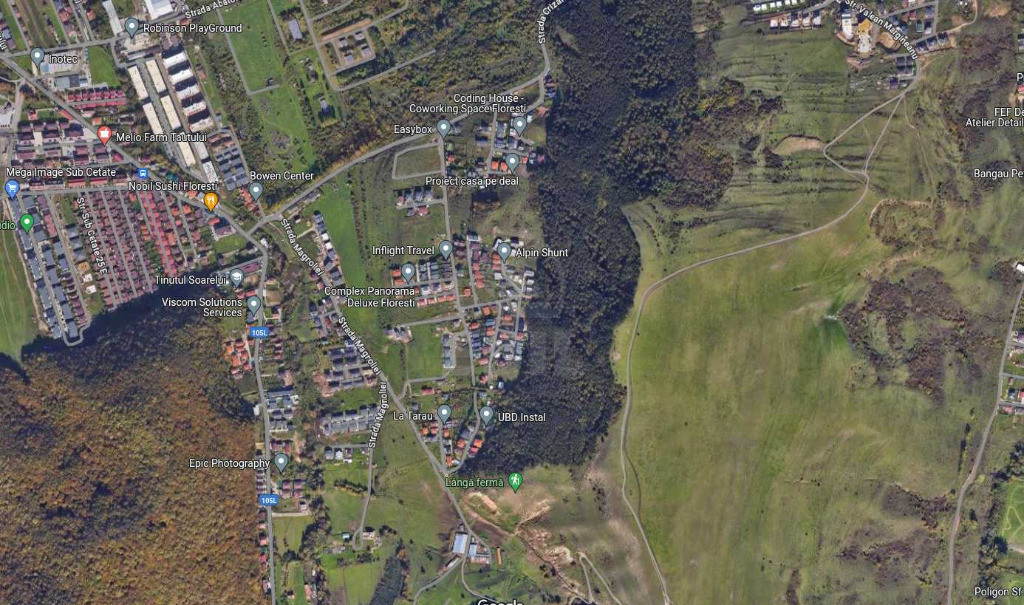 Teren intravilan pentru constructii cu regim mic de inaltime