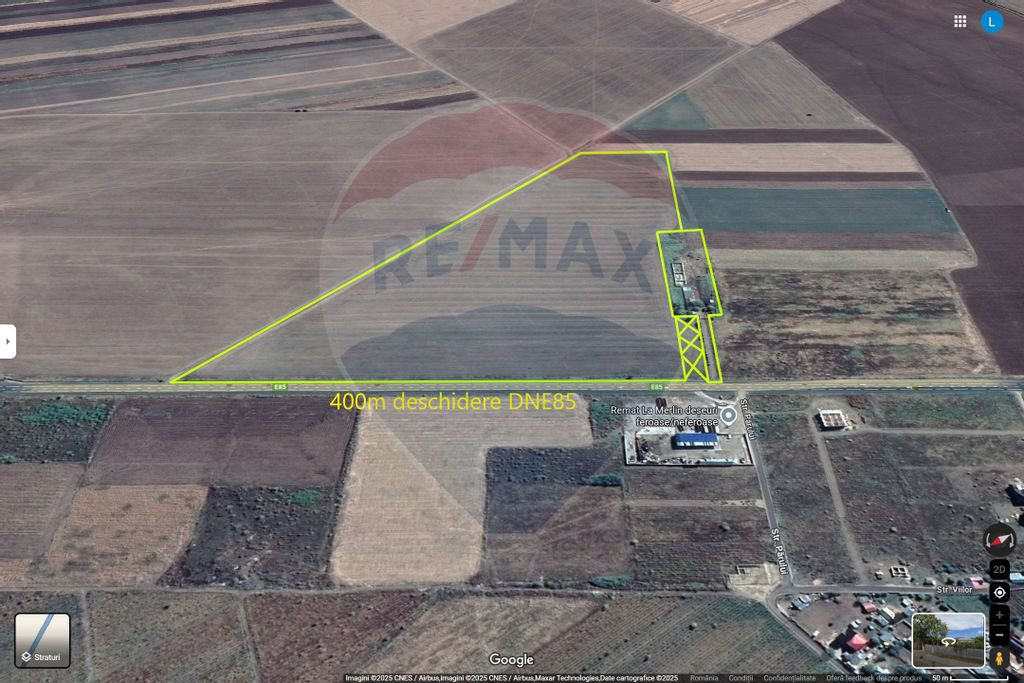 Teren 12ha Drumul European 85